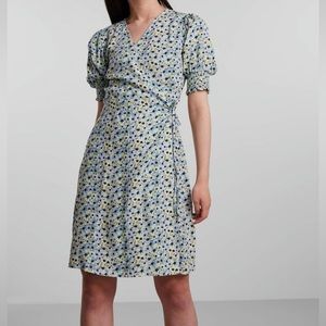 Pieces wrap dress